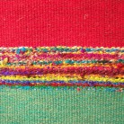 sari silk rug October 2018 detail
