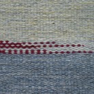 Plain weave rug with pick and pick borders (detail) August 2012